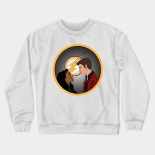 Iris and Barry Allen Gazing Crewneck Sweatshirt